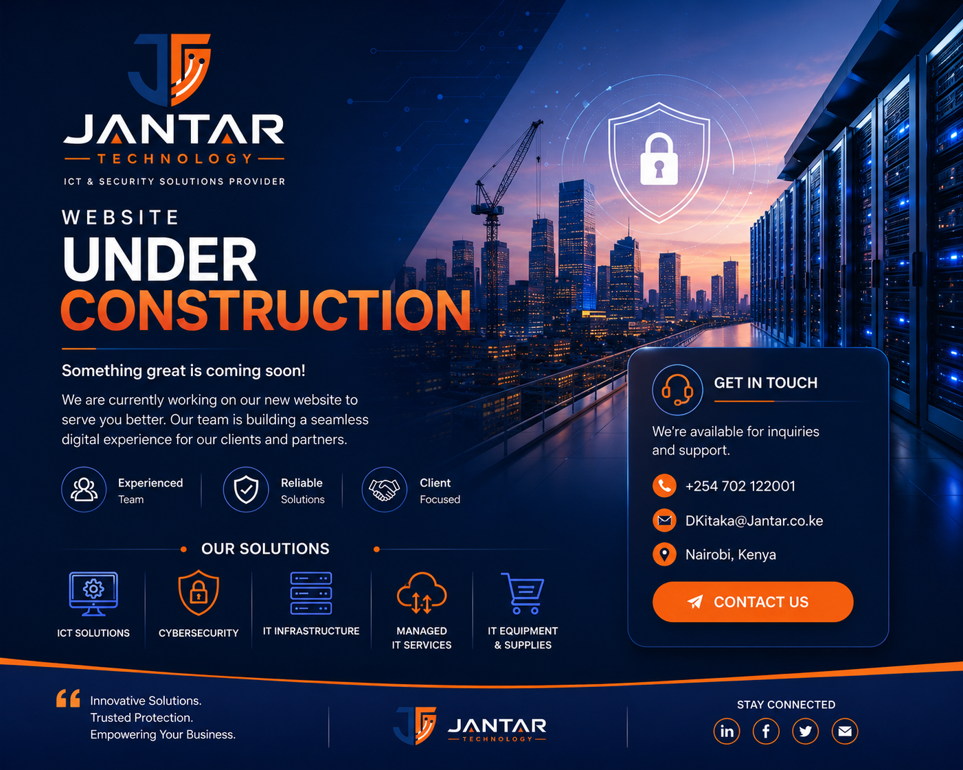 JANTAR Technology - Website Under Construction